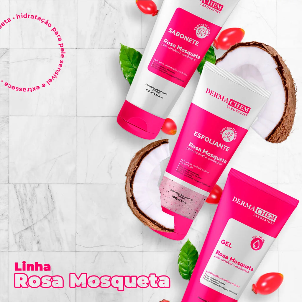 Sabonete Facial Rosa mosqueta Dermachem