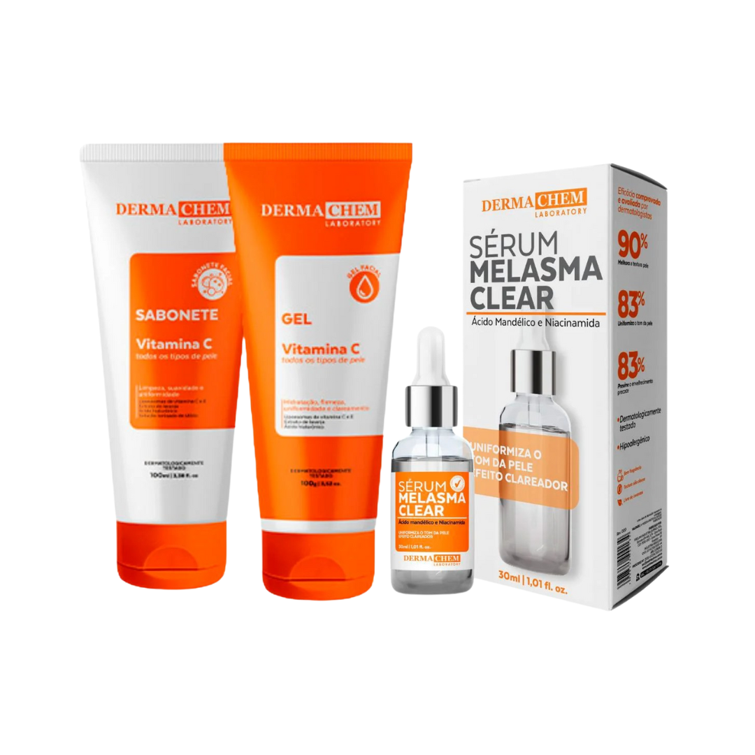 Kit Cuidados com a Pele C/3 itens Dermachem